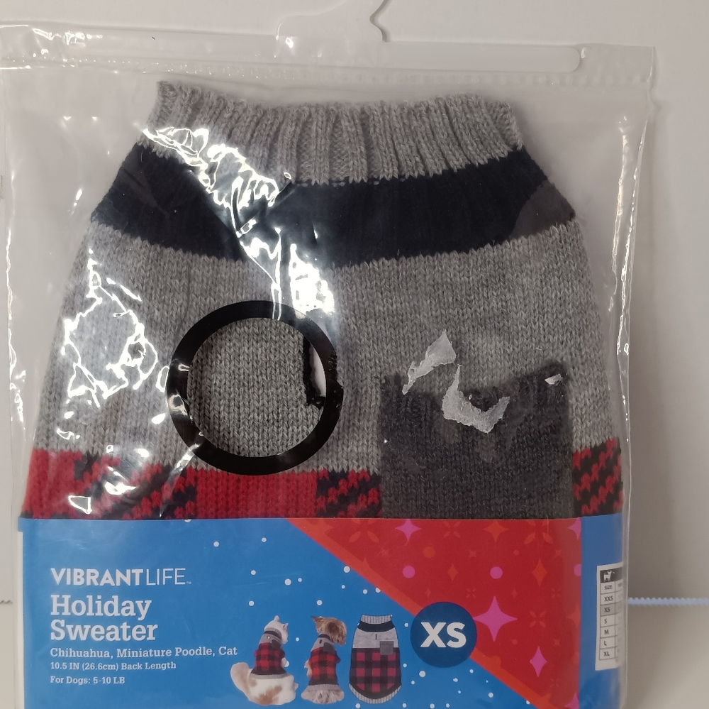 Brand New Vibrant Life Dog/Cat Sweater XS